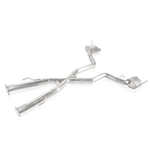 Jeep Grand Cherokee Trackhawk Performance Exhaust - Rear - Stainless Works - Catback System X-Pipe Turbo S-Tube Muffler Stock Exit - `18-`20